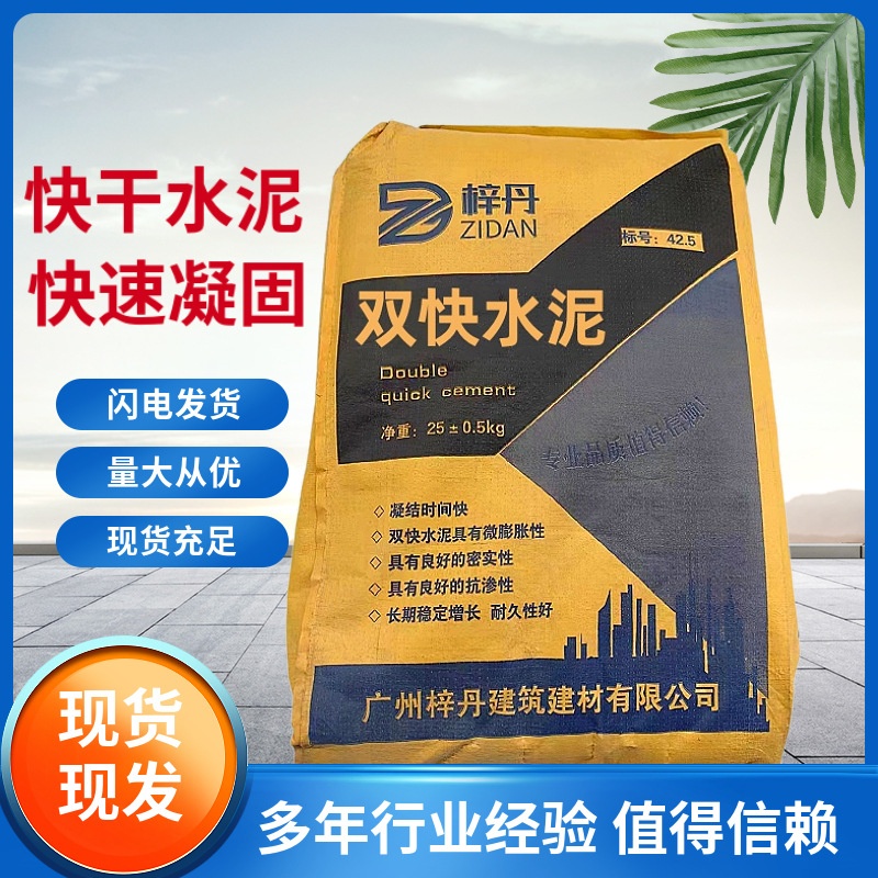 供应珠三角地区快干水泥带水施工速干快硬高强度双快水泥快速凝固