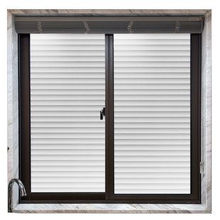 网红卫生间百叶贴纸高端玻璃贴膜窗户防窥不透人防走光透光不透明