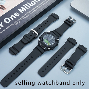 幸福雨适配卡西欧DW-9052 DW-6900 DW-5600 GA-900A柔软硅胶表带