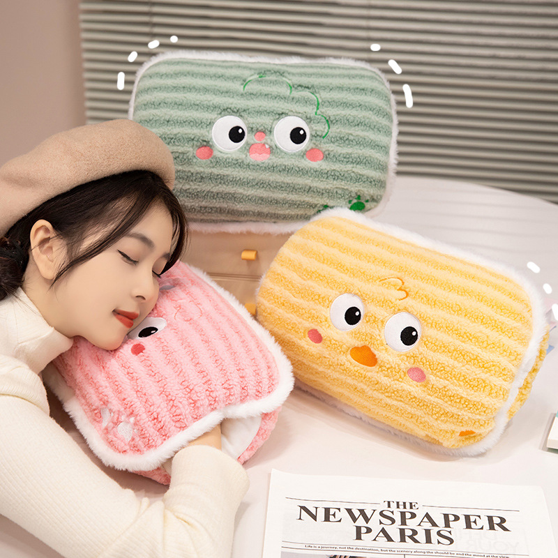 多巴胺暖手抱枕可插手午休趴睡枕
