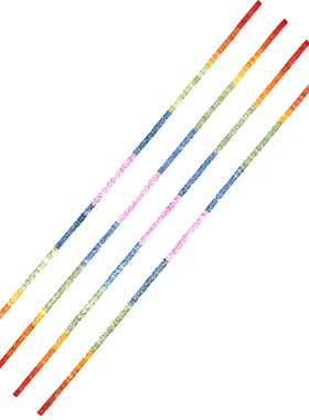 蓝宝石天然彩虹条渐变色手链 半成品需定制镶嵌