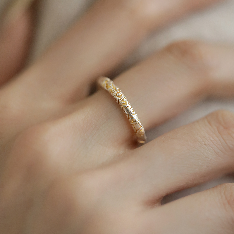 999足银新中式古法描金