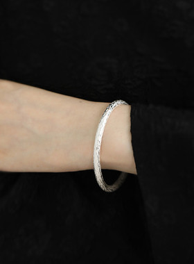 手镯足银999新中式民族风