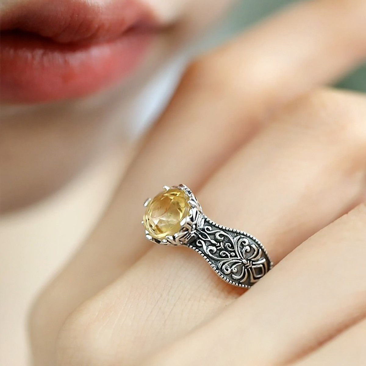 925银水晶皇冠复古国风戒指女小众设计新中式指环食指高级感尾戒,饰品/流行首饰/时尚饰品新,戒指/指环,淘宝优惠券,粉丝福利购,淘宝优惠卷