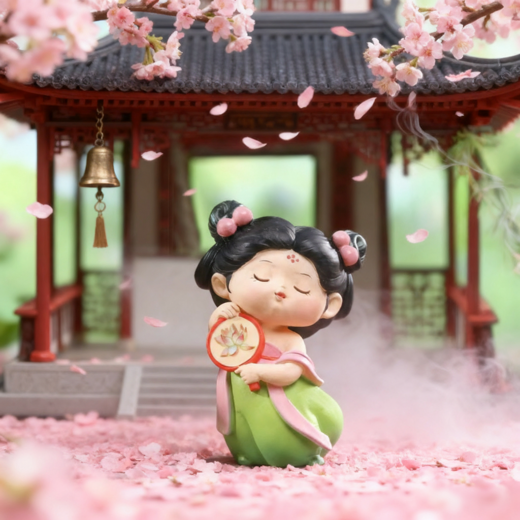 潮玩古风仕女3D模型摆件手办收藏品桌面装饰品,家居饰品,3D模型摆件,淘宝优惠券,粉丝福利购,淘宝优惠卷