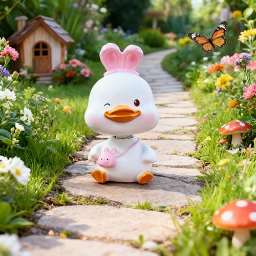 可爱卡通小鸭子桌面摆件