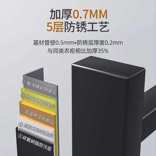 fLE卧室家用布衣柜钢管加粗加固折叠衣柜出租房屋简易衣柜