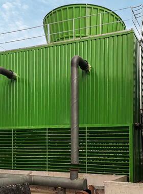 形冷冷方却塔玻璃DFNL-100钢工业型大逆型流式水塔