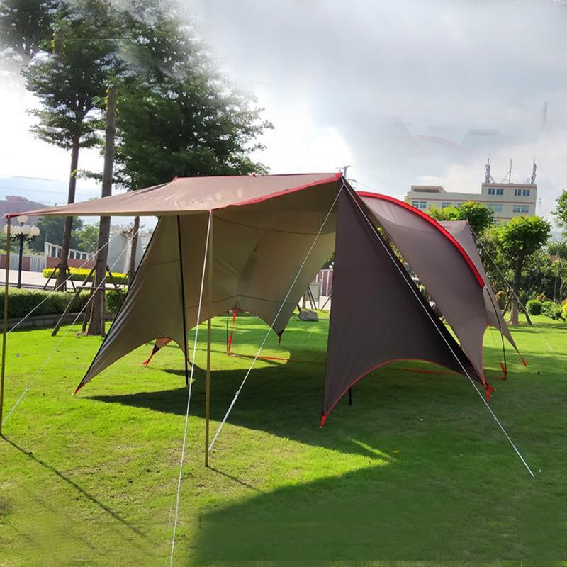 超大06户哈比天幕遮阳篷营天幕露多功能客厅帐篷外抗紫外超大凉棚