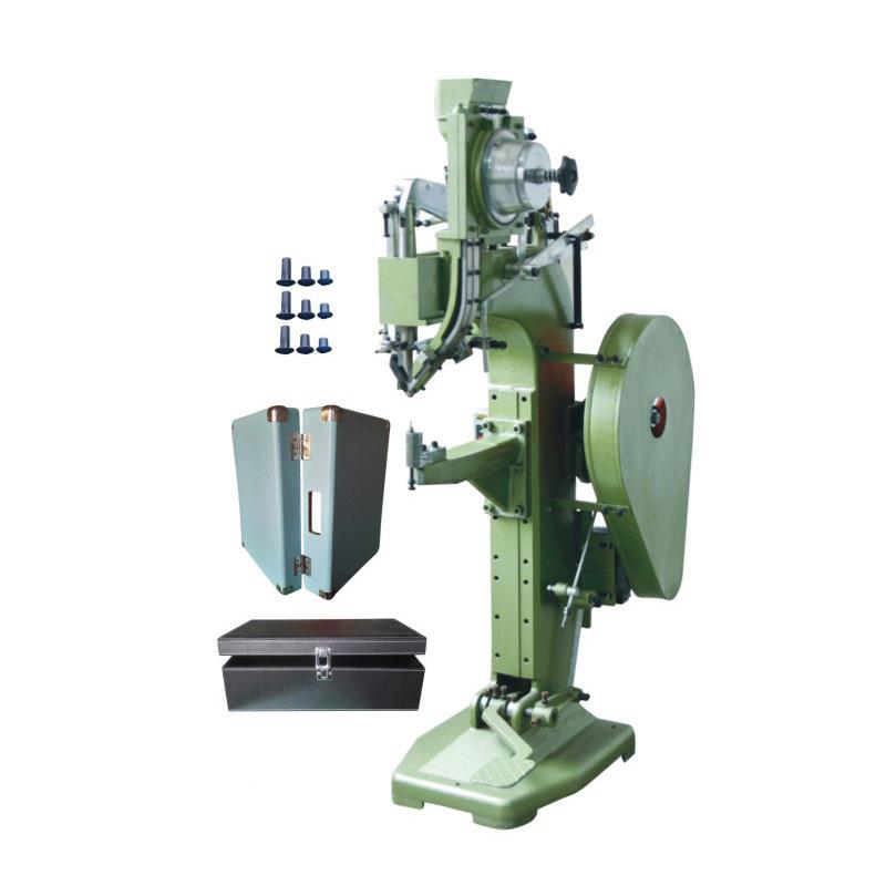 WL-2000K厂家皮革制鸡品头盔铆钉机 档案文件夹铆钉袋机 具箱工眼