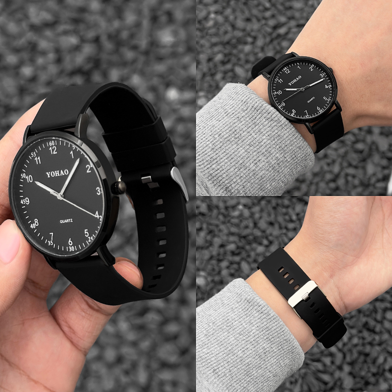 手表男款学生设计感只看时间腕表