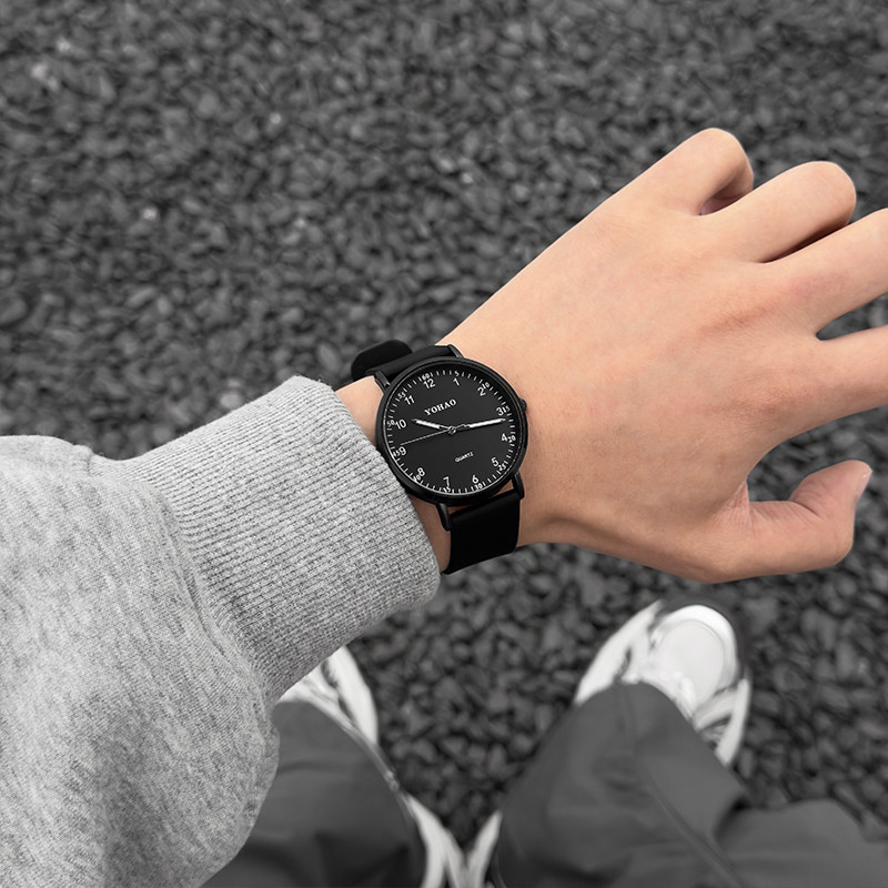 网红男款高级小众ins风潮流手表