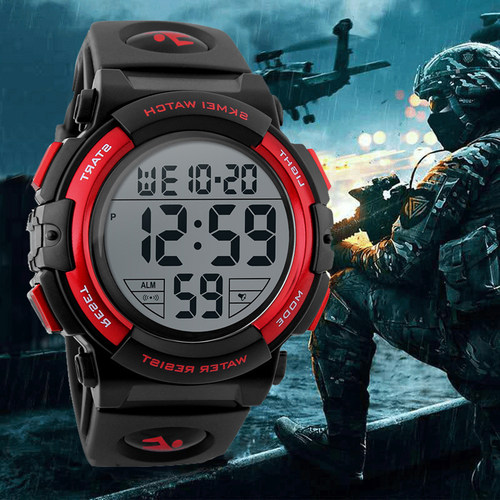 夜光运动时尚男款学生防水电子表