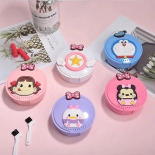 正畸保持器盒子牙套收纳盒储牙盒假牙盒可爱便携式隐形牙套盒ins