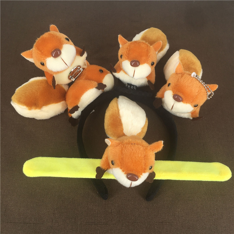 可爱松鼠空调管装饰包挂件