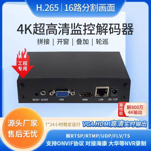 云视4k超高清16路画面分割
