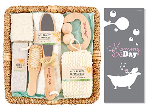 spa sets for women, mothers day relaxation gift basket, spa