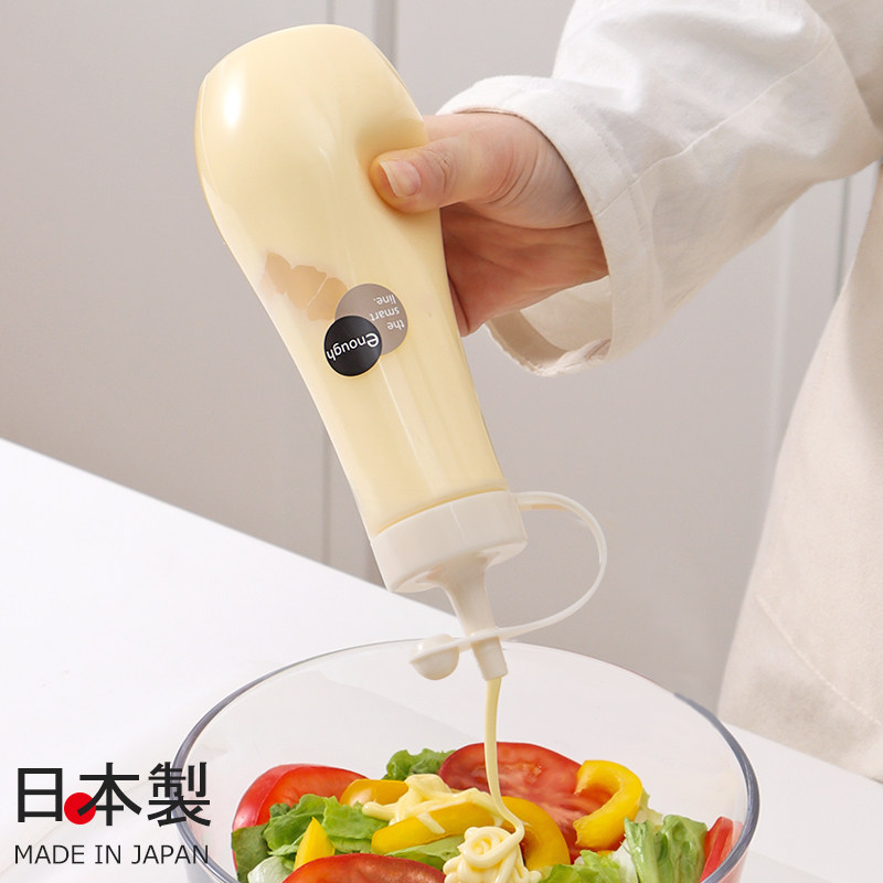 INOMATA挤酱瓶厨房番茄沙拉酱塑料尖嘴挤压式油壶家用酱料调料瓶