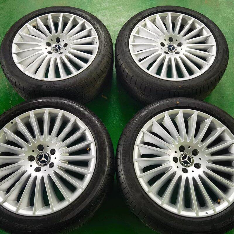 【议价】19寸奔驰S级拆车轮毂带胎一套，适配S320/S350/
