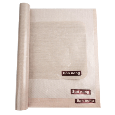 三能油布0487烘焙垫子28x28正方烤盘不沾布蛋糕卷脱模耐高温0488