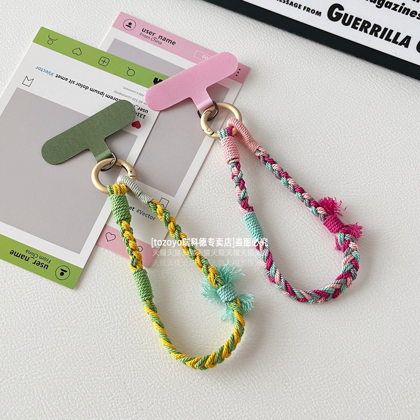 藏式手机链挂绳纯手工编织原创手腕挂件短款手提带ccd相机钥匙扣包包挂饰高端民族风腕带手绳防丢防盗编绳壳