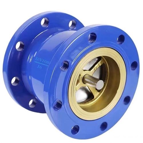 消声止回阀HC41X16回水阀消声法兰单向阀立式防倒流5080100逆止阀