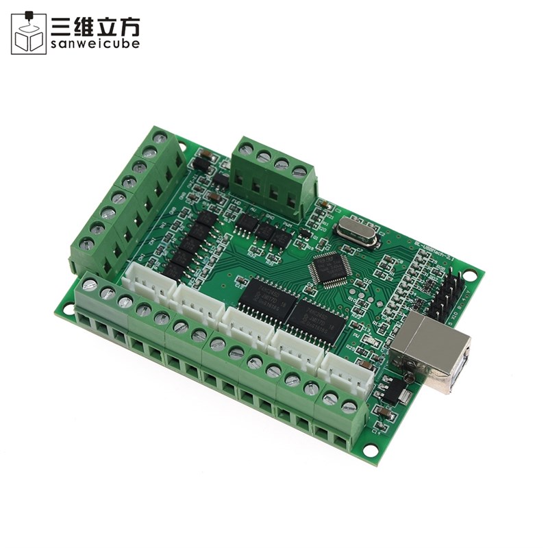 MACH3 V2.1 雕刻机主板 cnc 5轴步进电机驱动器接口控制板