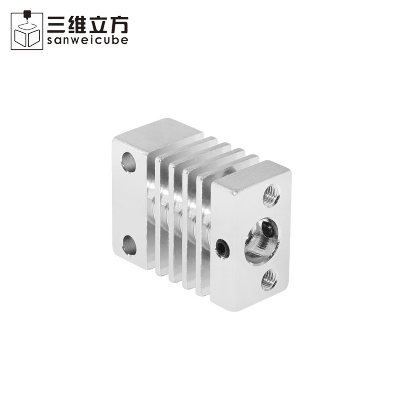 3d打印机配件CR10远程喷头加热打印头挤出机挤出头加热块喷嘴一体