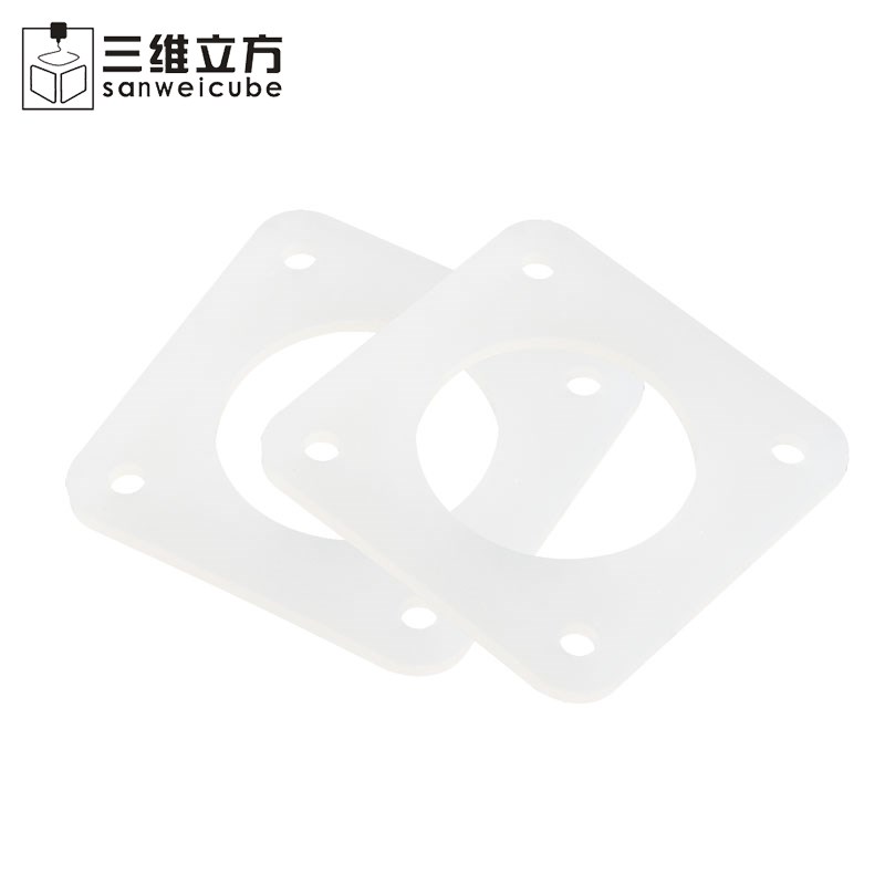 3D打印机配件 42步进电机硅胶减震垫片 厚度2MM 隔震耐磨耐高温