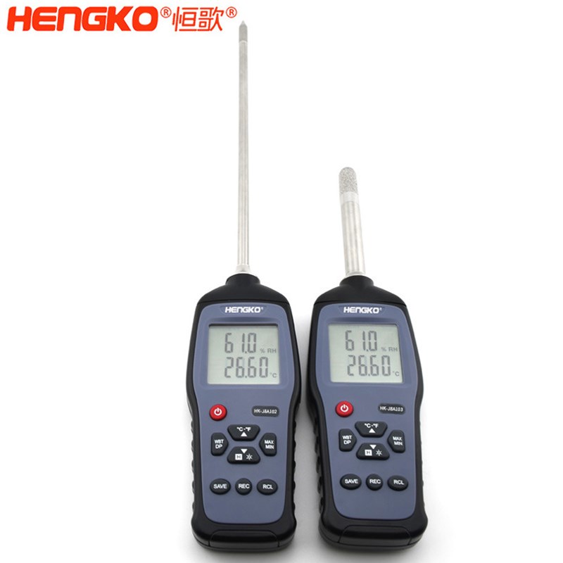 工业温湿度测量仪手持多功能数显便携露点仪温湿度计记录仪表