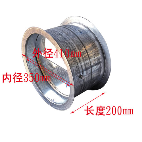 油烟机厨房止逆阀400阀公共烟道气动单向排烟止回阀dn300镀锌法兰