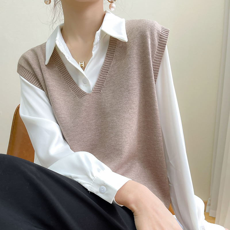 2024早秋季新款毛衣坎肩女