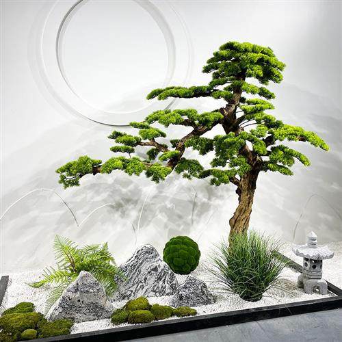 定制仿真松树迎客松罗汉松假松树商场迎客松造景装饰仿真迎客