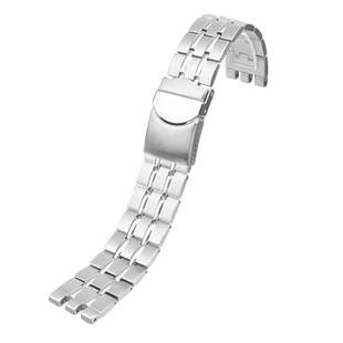 适用于斯沃琪Swatch精钢手表带金属表链不锈钢表带配件19 20 21mm