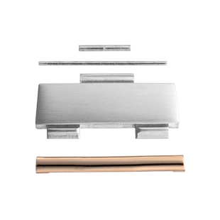 适配欧米茄表带星座双鹰钢带配件 加长节表节手表带Omega精钢表链