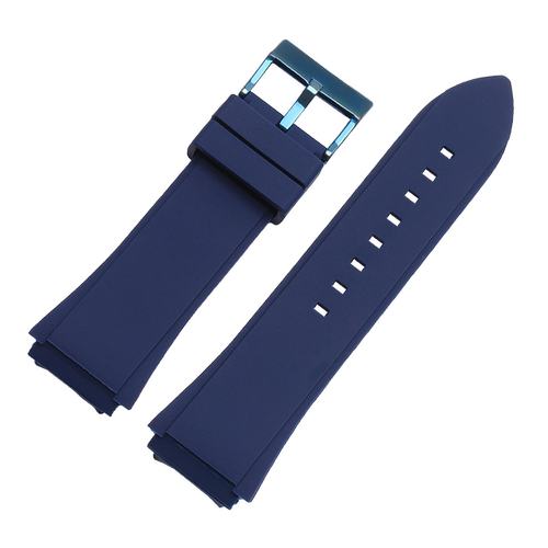 适配GUESS盖尔斯表带配件男W0040G3/0247G3/0040G7硅胶手表带22mm
