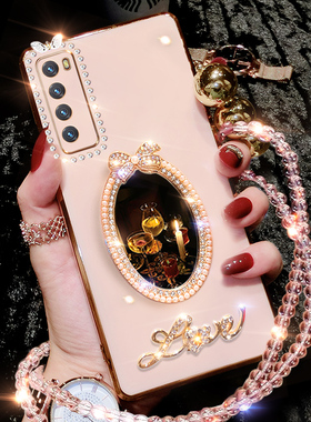 华为nova7手机壳JEF一AN00新款保护套nove7se硅胶网红5G全包n7pro防摔CDY-AN00外壳补妆镜JER软壳nowa薄女潮