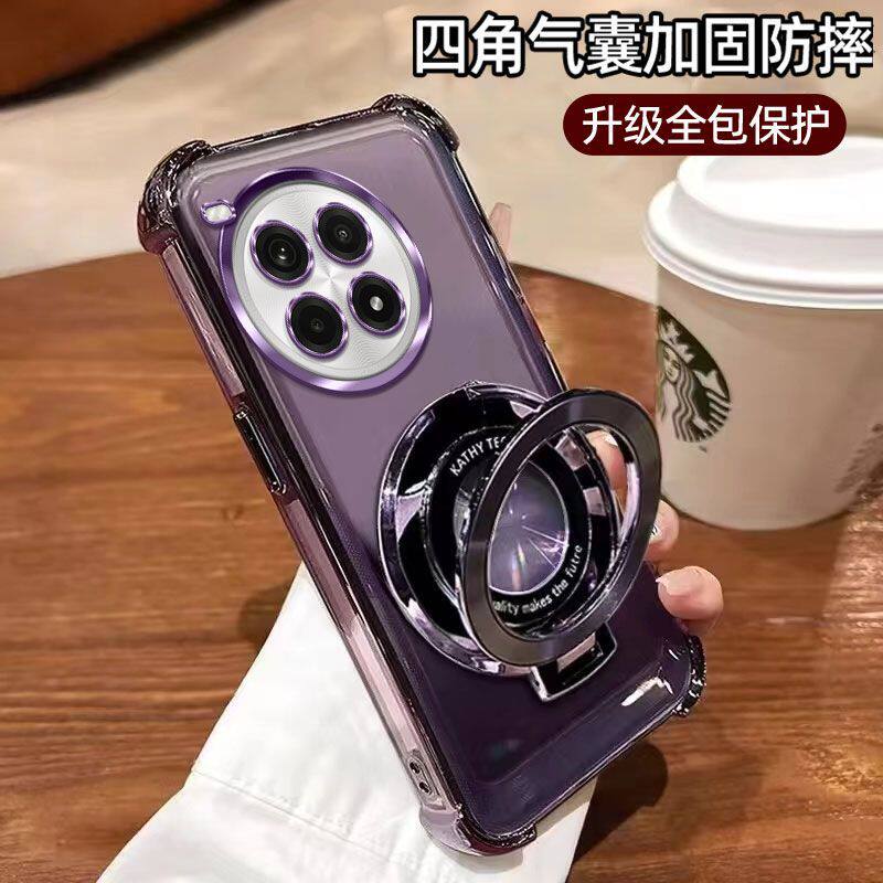 适用一加ace3pro手机壳新款1加aec3por保护硅胶套PJX110全包磁吸带支架oppo透明软壳oneplusace高级感男女款