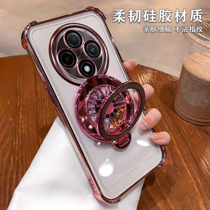 适用oppoA3pro手机壳PJY110新款保护套A3por硅胶带支架5G全包气囊防摔pr0软壳男女oppopjy新款0pp0高级感磁吸