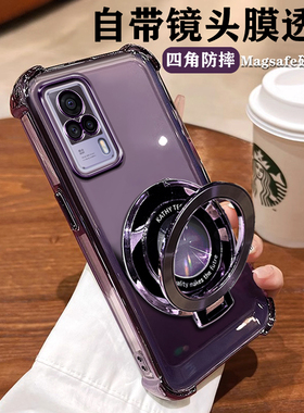 vivoS9e手机壳vivos9保护套镜头膜V2048A新款硅胶vivo全包s9e防摔s9透明软壳vovis带支架2070高级感viovs男女