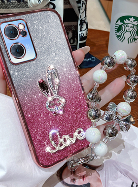 oppoReno7手机壳reno7新款硅胶oppo5G镶钻PFJM10全包opopreno女0pp0潮OPPOPFJM外壳opreno七透明opρo75G高档