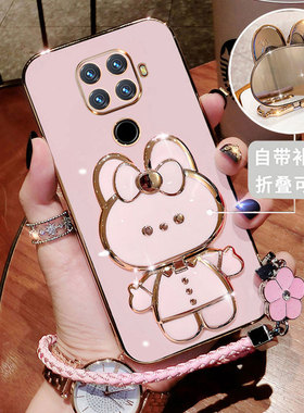 适用 华为nova5z手机壳新款nove5ipro保护硅胶套SPN一AL00全包防摔note5ipor外壳nov0带支架ALOO补妆镜nova女