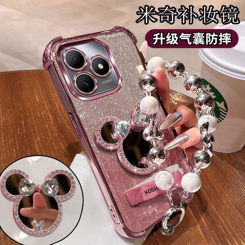 适用oppoA5活力版手机壳oppo保护A5硅胶套5G自带镜头膜全包气囊防摔PKV110透明软女壳0pp0米奇支架镜子板新款