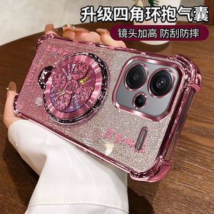 适用红米Note13pro+手机壳新款Redmi13Por十全包防摔23090RA98C软壳风生水起支架nont外壳5G硅胶加pr0潮女款