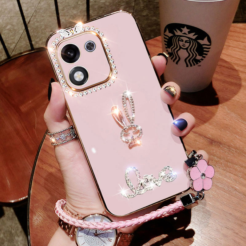 华为荣耀X70i手机壳镶钻