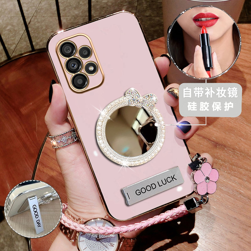 硅胶新款A53补妆镜支架三星