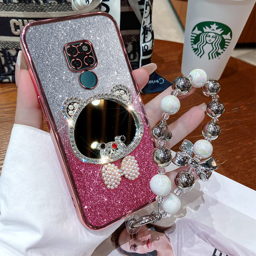 华为mate20硅胶补妆镜全包新款