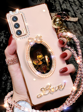 realmeV15手机壳真我V15新款超薄5G硅胶RMX3092保护套镶钻oppov全包镜头V155g软壳opporealmev防摔realme女潮