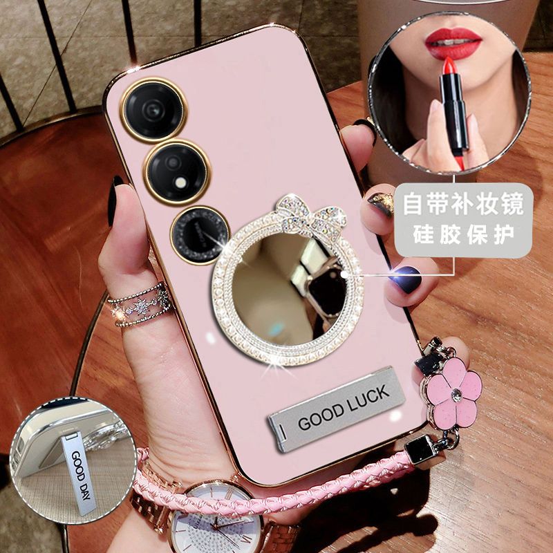 硅胶新款play9C补妆镜防摔华为