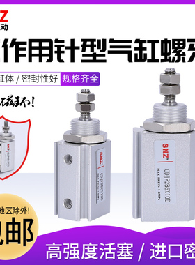 SNZ神州小型针型气缸CJP2B CDJP2B6/10/16-5D/10D/15D 双作用微型